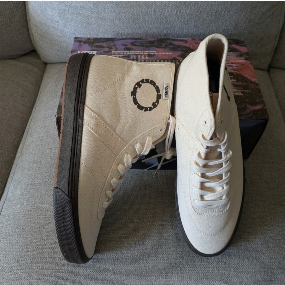 Vans Crockett Hi Decon Quasi Men White Popcush Skateboard Collaboration 092025